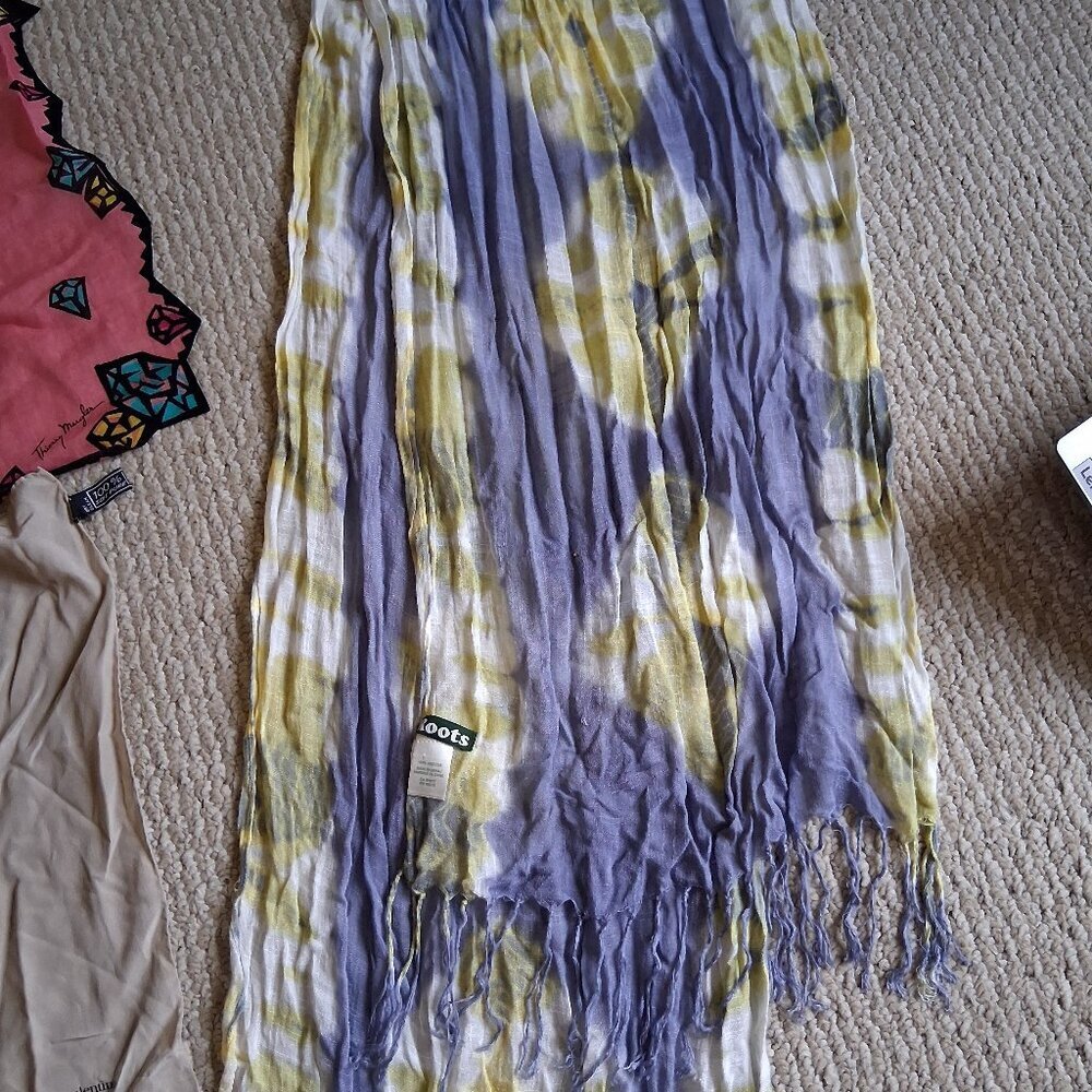 Roots tie dye Scarf viscose